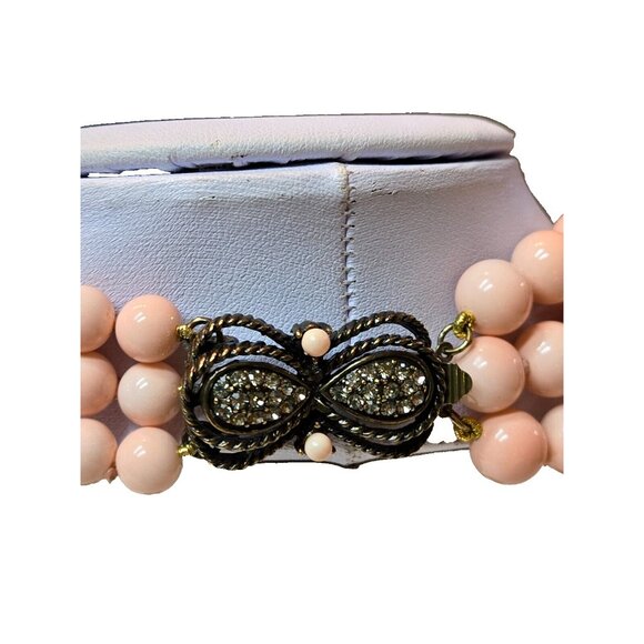 Heidi Daus Pink and Gold Necklace - Picture 4 of 6